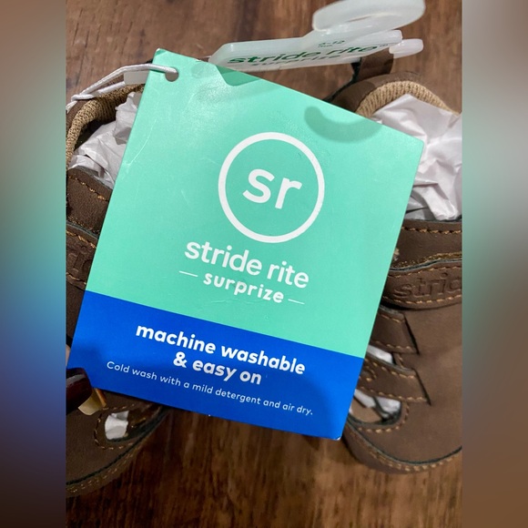 STRIDE RITE SURPRIZE brown baby shoes - Picture 5 of 6